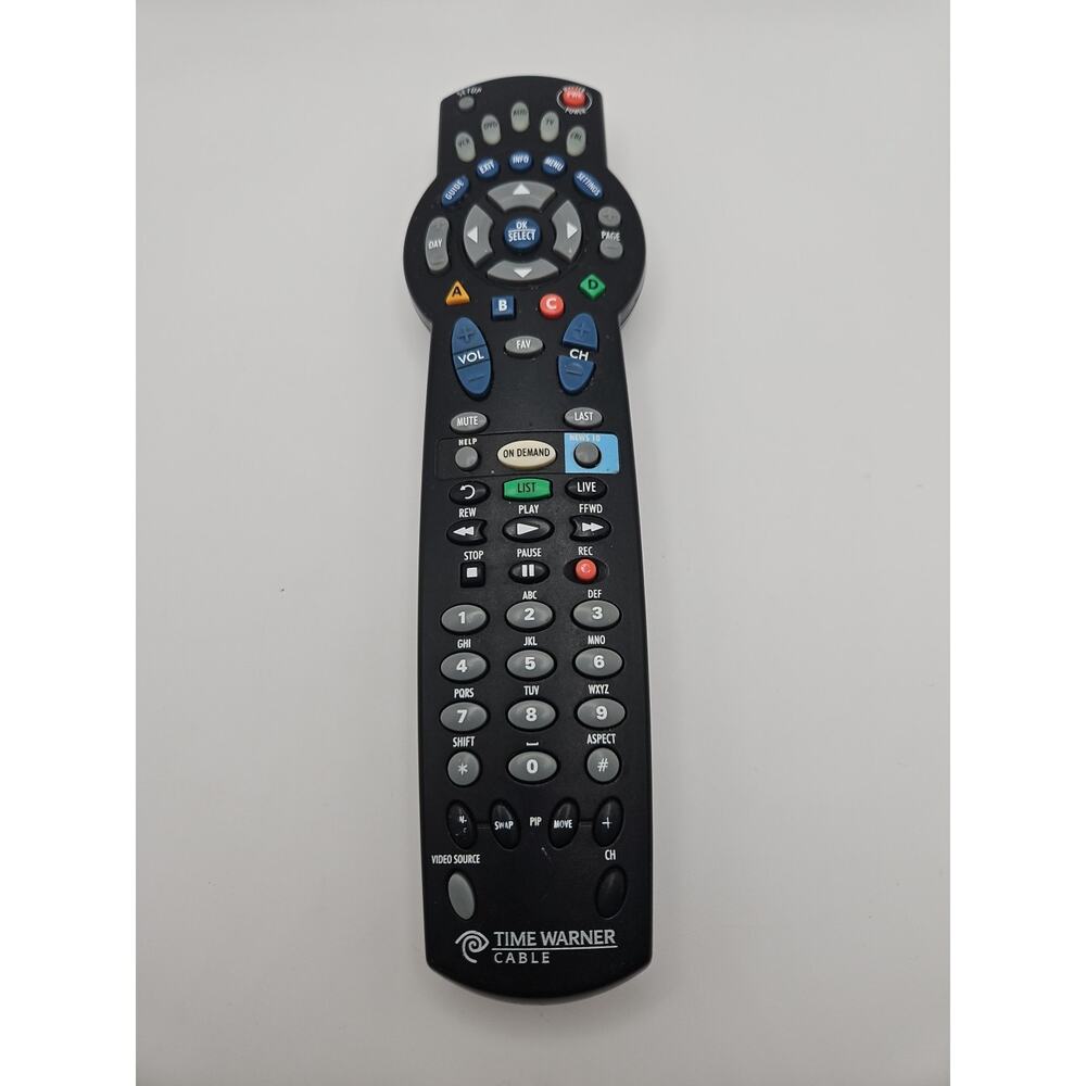 Time Warner Cable Universal Remote 5 DEVICE TWC ALAS OCAP 1056B01 BLUE LOGO ver